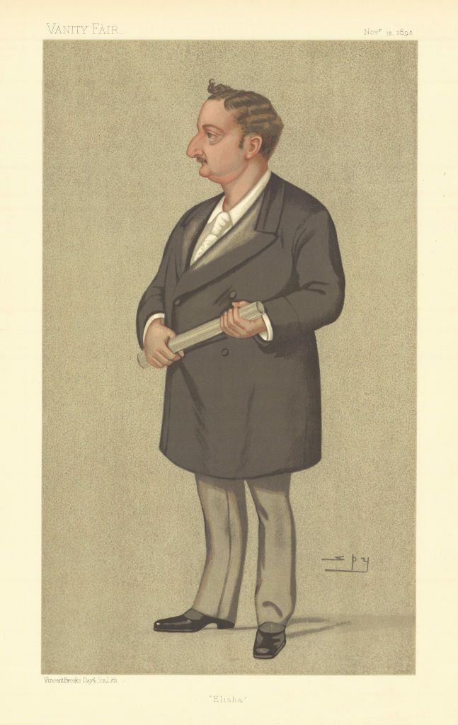 VANITY FAIR SPY CARTOON John Edward Redmond 'Elisha'. Ireland. Politics 1892